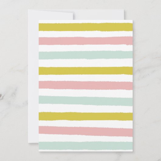 ラマ全体おもしろい子供の誕生日パーティー写真 招待状 (裏面)