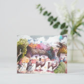 ラマ写真ペルーヴィレッジ ポストカード (スタンド正面)