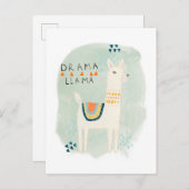 ラマ分隊 – ドラマラマ ポストカード (正面/裏面)