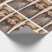 ラマ包装紙 ラッピングペーパー (角)