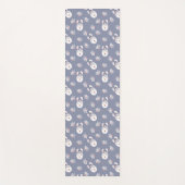 ラマ及び花模様 ヨガマット (正面)