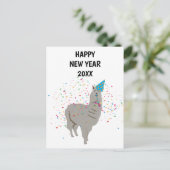 ラマ合宿 – アニマルズホリディニューイヤーカード シーズンポストカード (スタンド正面)