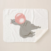 ラマ吹気泡 シェルパブランケット (正面(横))