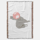 ラマ吹気泡 スローブランケット (正面縦)