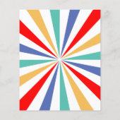 ラマ子供の誕生日パーティの招待状 (裏面)