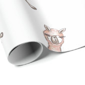 ラマ子供の誕生日パーティー ラッピングペーパー (ロールコーナー)