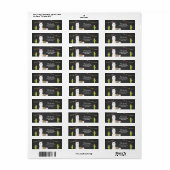 ラマ差出人住所ラベルフィエスタアルパカメキシコ ラベル (フルシート)