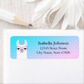 ラマ差出人住所ラベル ラベル (インサイチュ)