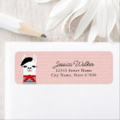 ラマ差出人住所ラベル ラベル (インサイチュ)