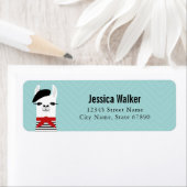 ラマ差出人住所ラベル ラベル (インサイチュ)