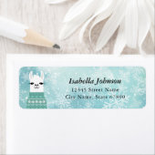 ラマ差出人住所ラベル ラベル (インサイチュ)