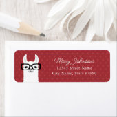 ラマ差出人住所ラベル ラベル (インサイチュ)