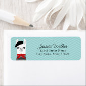 ラマ差出人住所ラベル ラベル (インサイチュ)