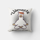 ラマ引用文 クッション (正面)