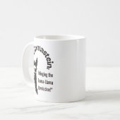 ラマ引用文 コーヒーマグカップ (正面左)