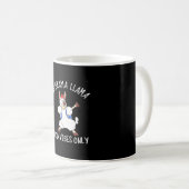 ラマ愛の良いバイブスクールダビングボーイズns コーヒーマグカップ (正面右)