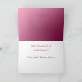 ラマ愛バレンタインデーのハートのdoubeのラマ シーズンカード (内部)