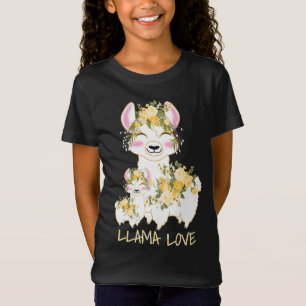 ラマ愛 – 黄色 Tシャツ