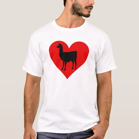 ラマ愛 Tシャツ (正面)