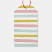 ラマ感謝していマかわいい赤ちゃんシャワーのお願い ギフトタグ (裏面)