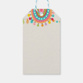 ラマ感謝していユーラベルフィエスタサボスアルパカメキシコ ギフトタグ (裏面)