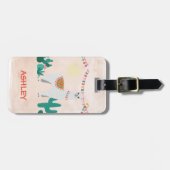 ラマ旅行 ラゲッジタグ (正面横)