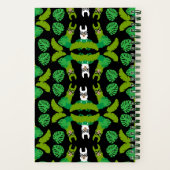 ラマ柄プリント ノートブック (裏面)