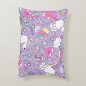 ラマ模様1 アクセントクッション (裏面(縦))