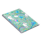 ラマ模様2 ノートブック (右側)