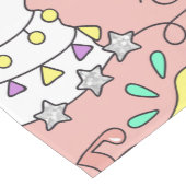 ラマ模様3 ショートテーブルランナー (コーナー)