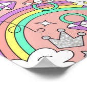 ラマ模様3 ポスター (角)