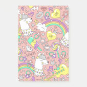 ラマ模様3 ポストイット (正面)