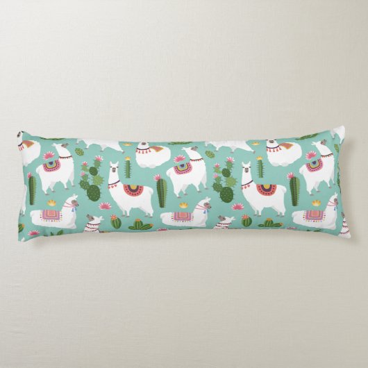 ラマ模様 ボディピロー (裏面)