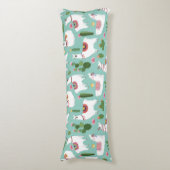 ラマ模様 ボディピロー (正面縦)