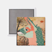 ラマ磁石 マグネット (正面/裏面)