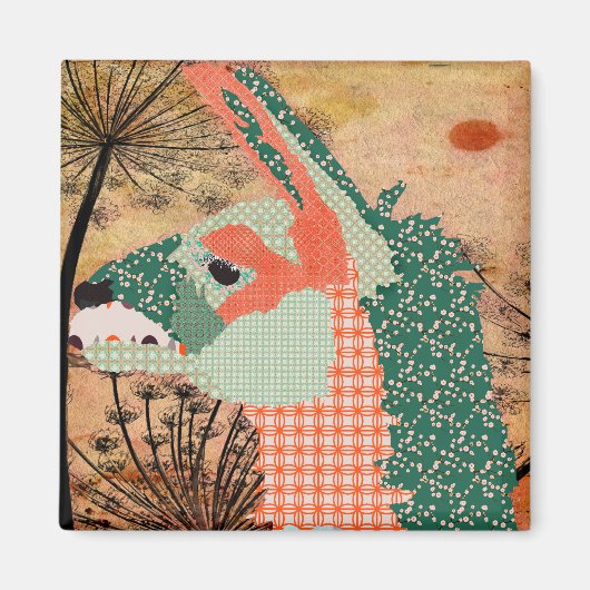 ラマ磁石 マグネット (正面)