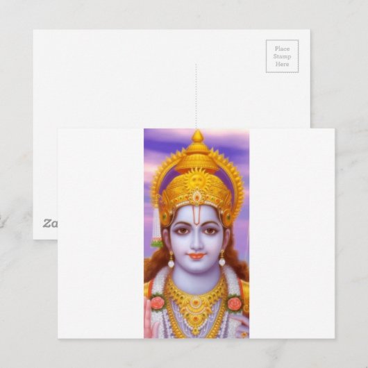 ラマ神 ポストカード (正面/裏面)