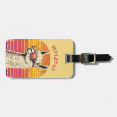 ラマ荷物タグ ラゲッジタグ (正面横)