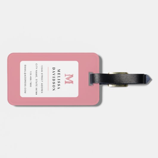 ラマ荷物タグ ラゲッジタグ (裏面横)