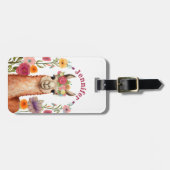 ラマ荷物タグ ラゲッジタグ (正面横)