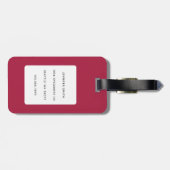 ラマ荷物タグ ラゲッジタグ (裏面横)