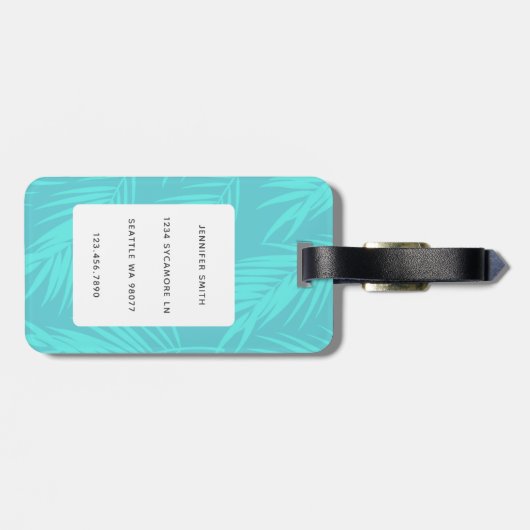 ラマ荷物タグ ラゲッジタグ (裏面横)