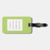 ラマ荷物タグ ラゲッジタグ (裏面横)