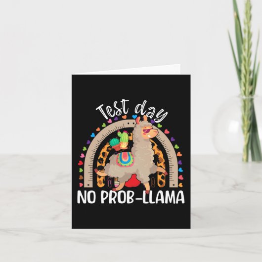 ラマ試験日2024年5月No Prob-Llama Llama Teache カード (正面)