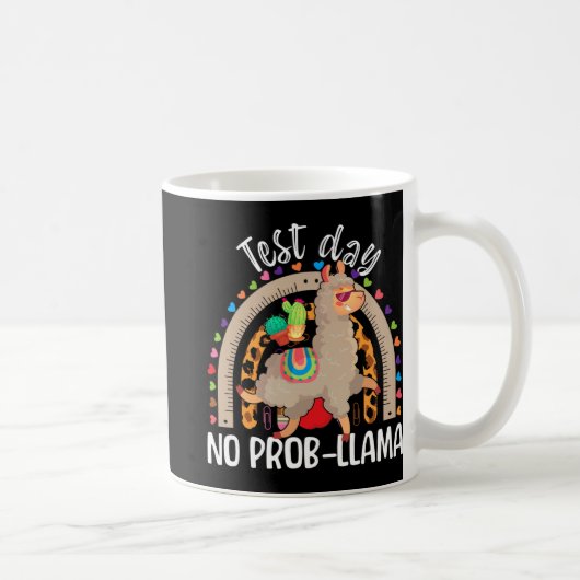ラマ試験日2024年5月No Prob-Llama Llama Teache コーヒーマグカップ (右)