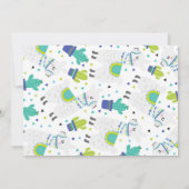 ラマ誕生日招待状ホールラマおもしろいパーティー 招待状 (裏面)