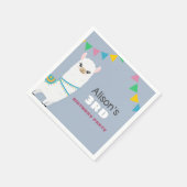 ラマ誕生日 スタンダードカクテルナプキン (角)