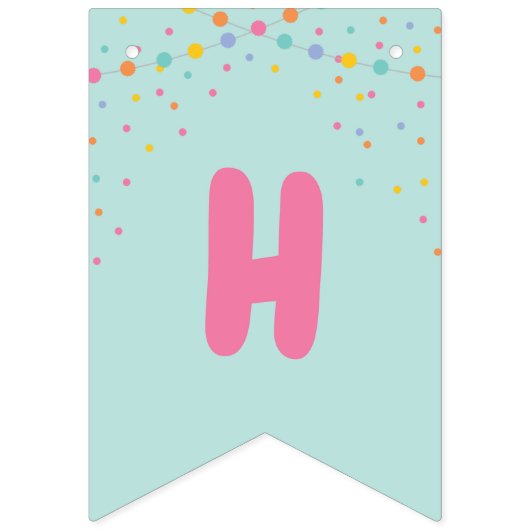 ラマ誕生日 バンティングフラッグ (第2の旗)