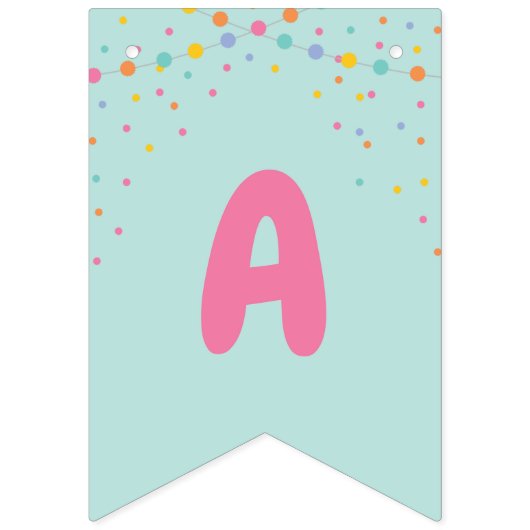 ラマ誕生日 バンティングフラッグ (第3の旗)