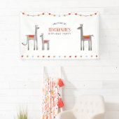 ラマ誕生日 横断幕 (インサイチュ)